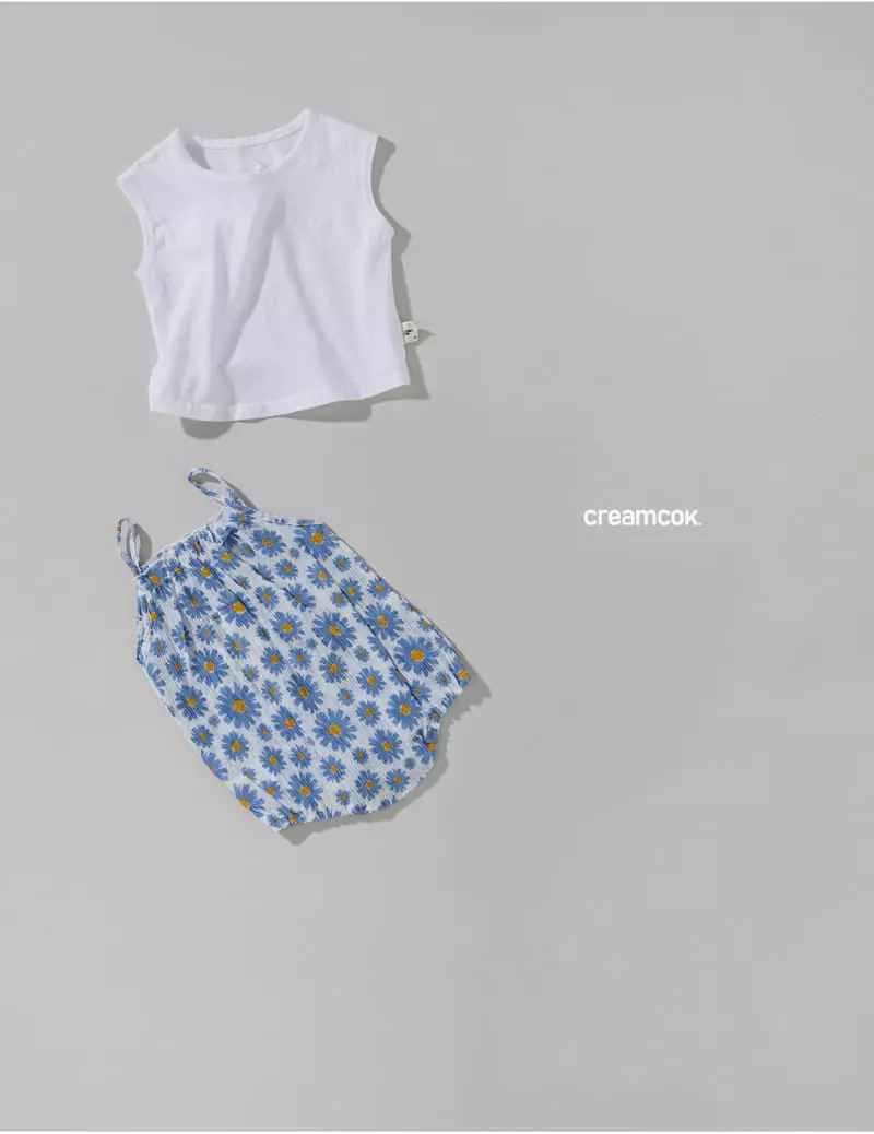 Creamcok - Korean Baby Fashion - #babyfashion - Bebe Bambino Sleeveless - 6