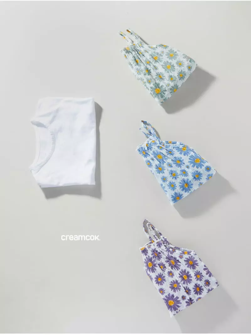 Creamcok - Korean Baby Fashion - #babyfever - Bebe Flower Cooling Bodysuit - 11