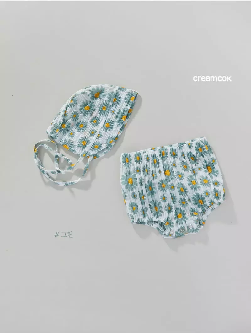 Creamcok - Korean Baby Fashion - #babygirlfashion - Bebe Flower Cooling Bonnet - 10