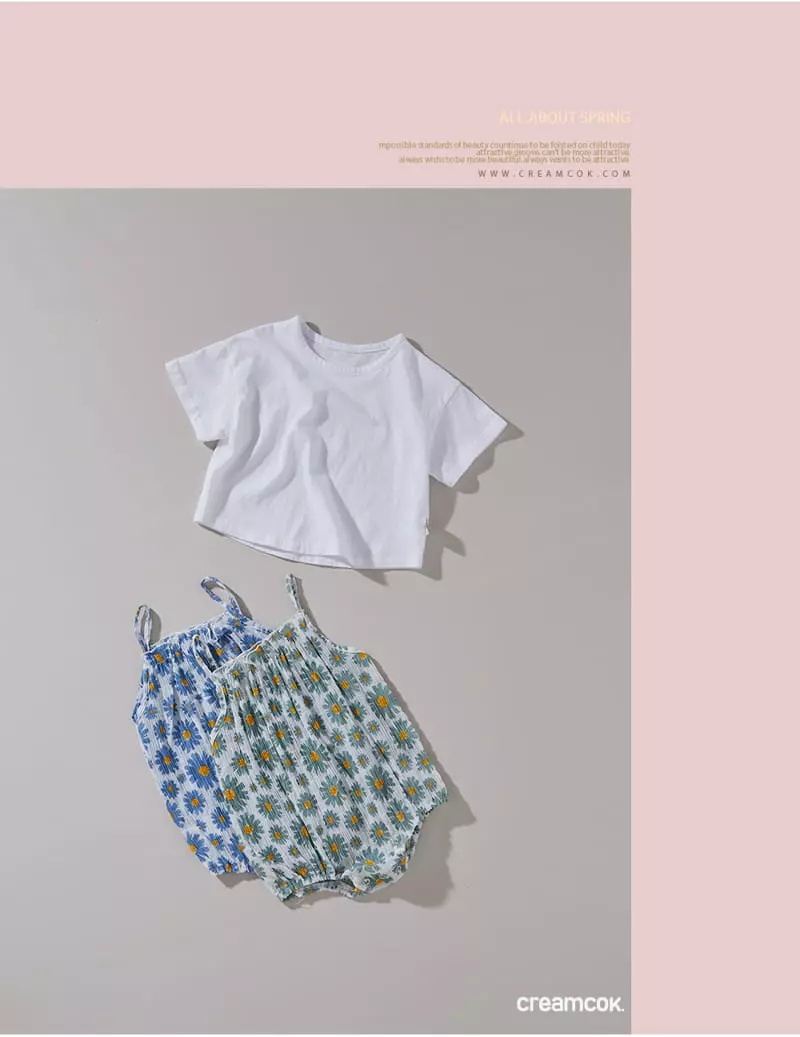 Creamcok - Korean Baby Fashion - #babygirlfashion - Bebe Bambino Short Sleeves Tee - 9