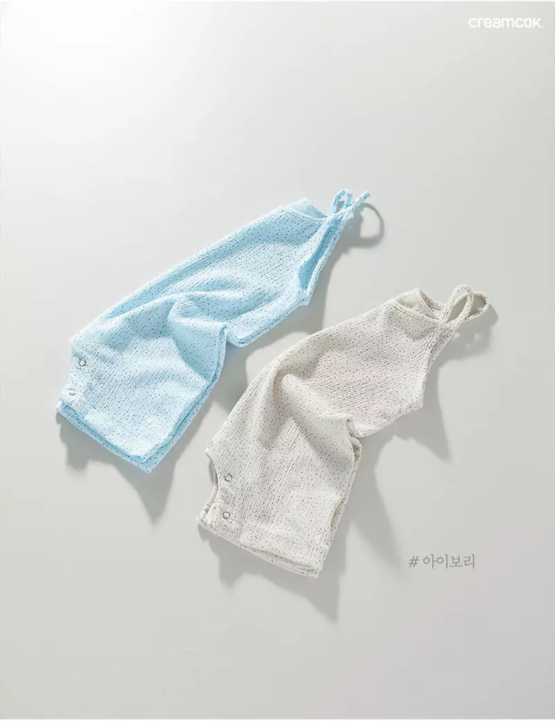 Creamcok - Korean Baby Fashion - #babygirlfashion - Bebe Dot Cooling Bodysuit - 6