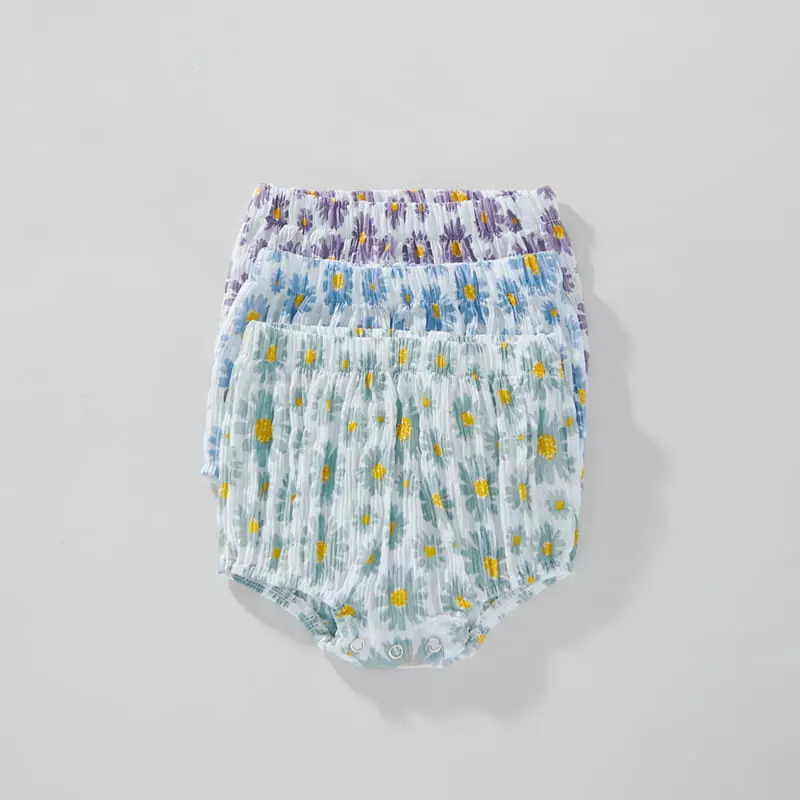 Creamcok - Korean Baby Fashion - #babylifestyle - Bebe Flower Cooing Bloomer - 12
