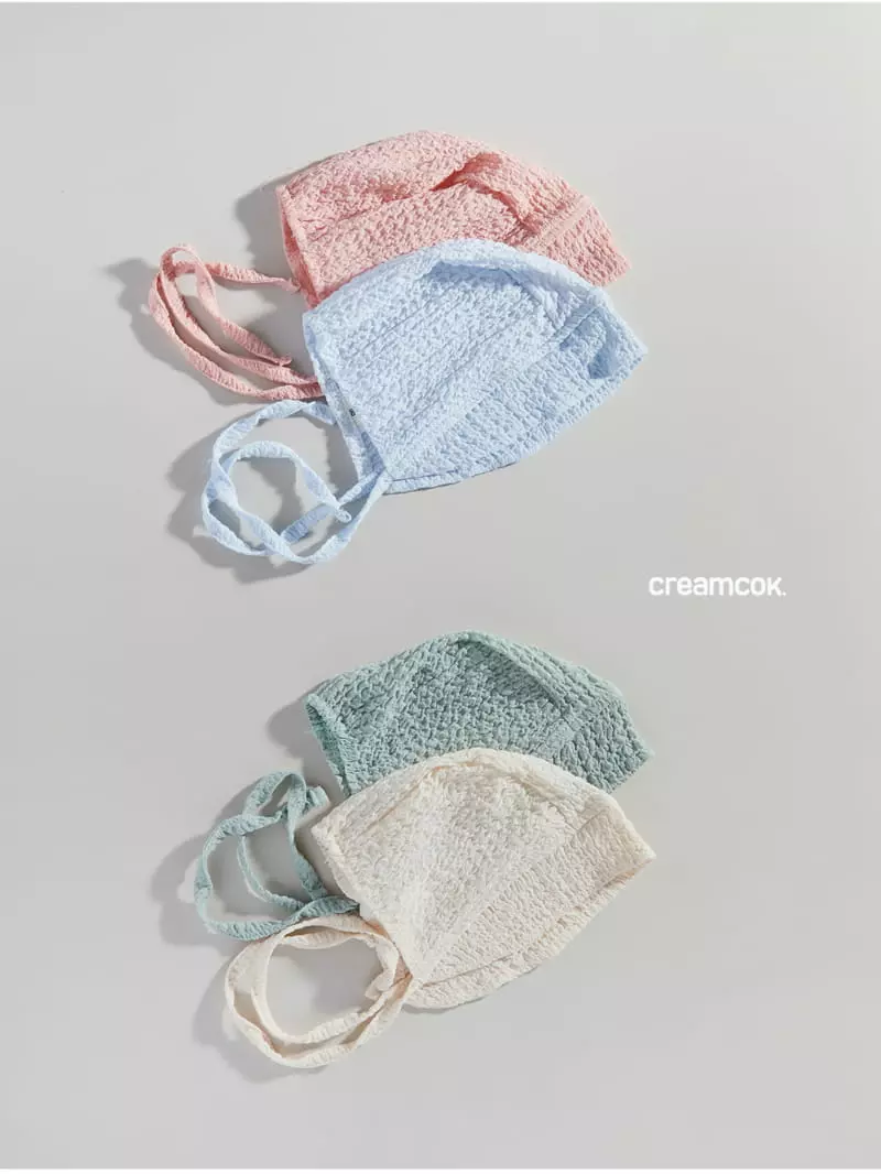 Creamcok - Korean Baby Fashion - #babylifestyle - Bebe Simply Cooling Bonnet - 11