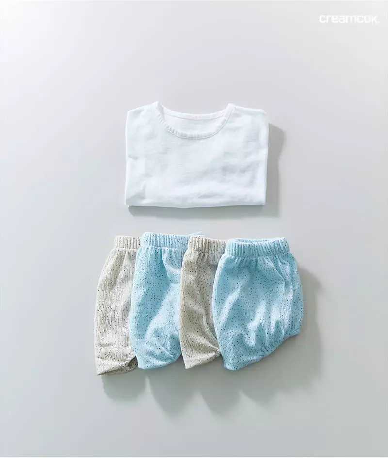 Creamcok - Korean Baby Fashion - #babyootd - Bebe Dot Cooling Bloomer - 8