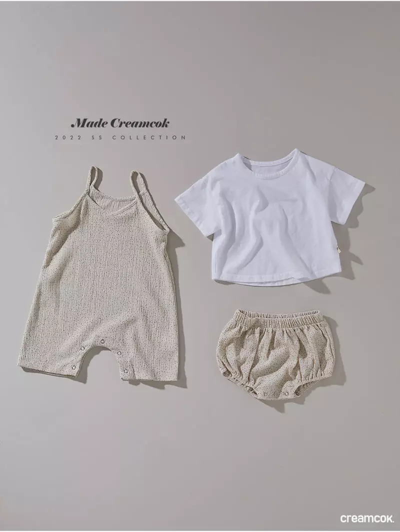 Creamcok - Korean Baby Fashion - #smilingbaby - Bebe Bambino Short Sleeves Tee - 3