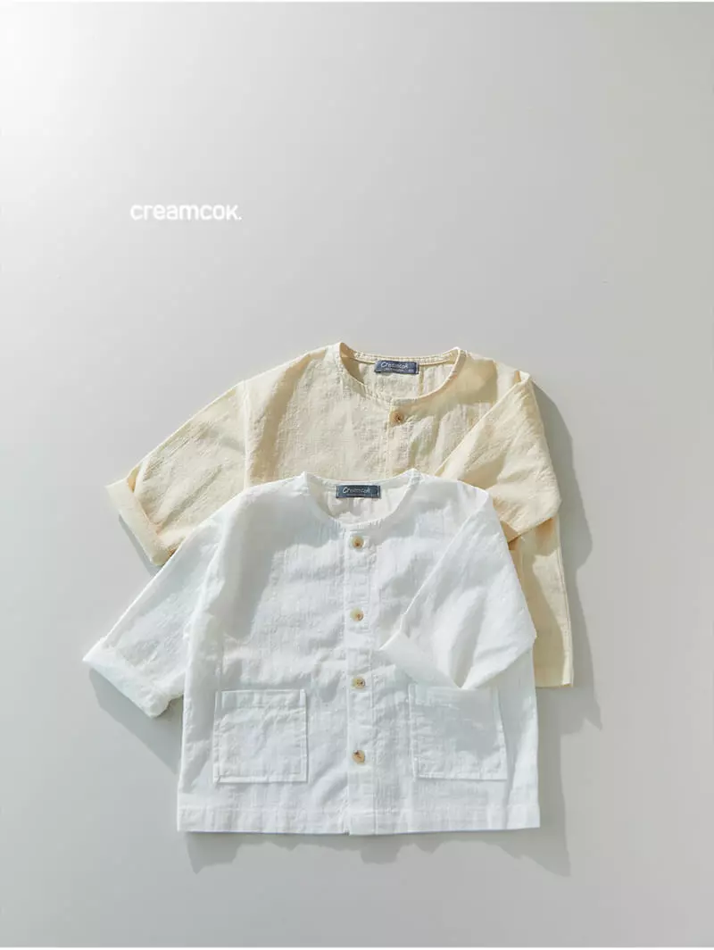Creamcok - Korean Children Fashion - #childofig - Sharr Linen Cardigan - 9