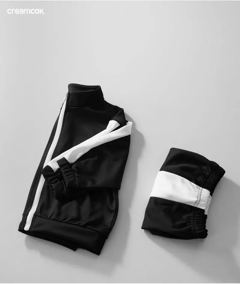 Creamcok - Korean Children Fashion - #childofig - Everybody Training Top Bottom Set - 8