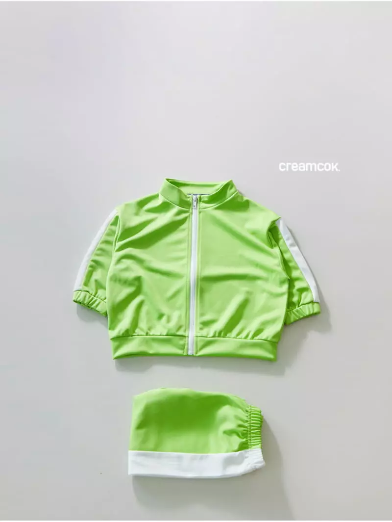 Creamcok - Korean Children Fashion - #designkidswear - Everybody Training Top Bottom Set - 10