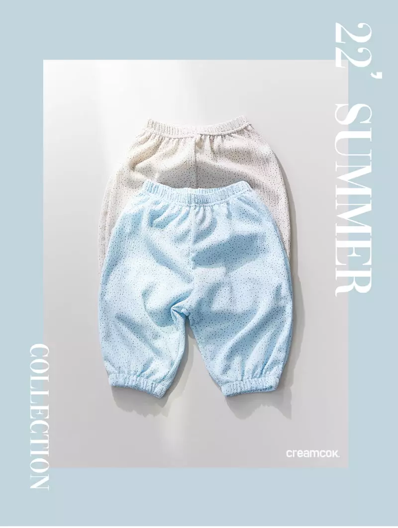 Creamcok - Korean Children Fashion - #designkidswear - Dot Cooling Capri Pants