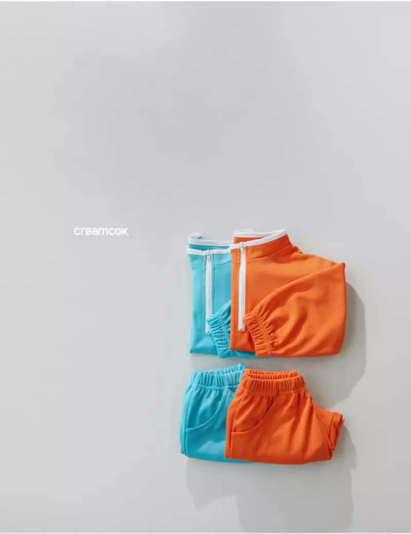 Creamcok - Korean Children Fashion - #discoveringself - Holly Anorak Top Bottom Set - 4