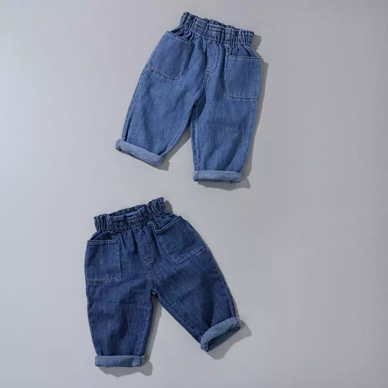 Creamcok - Korean Children Fashion - #kidsstore - Hip Balloon Ma Jeans