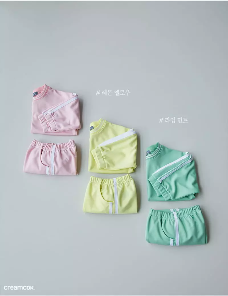 Creamcok - Korean Children Fashion - #kidzfashiontrend - Twrinkle Training Set - 5