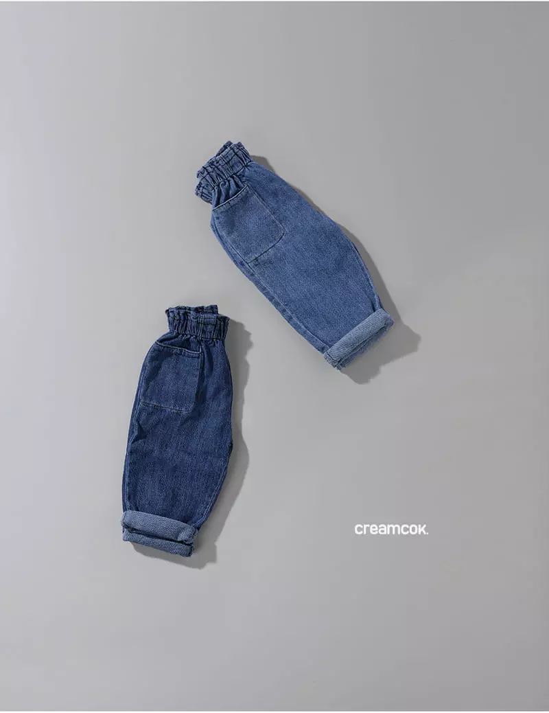 Creamcok - Korean Children Fashion - #littlefashionista - Hip Balloon Jeans - 6