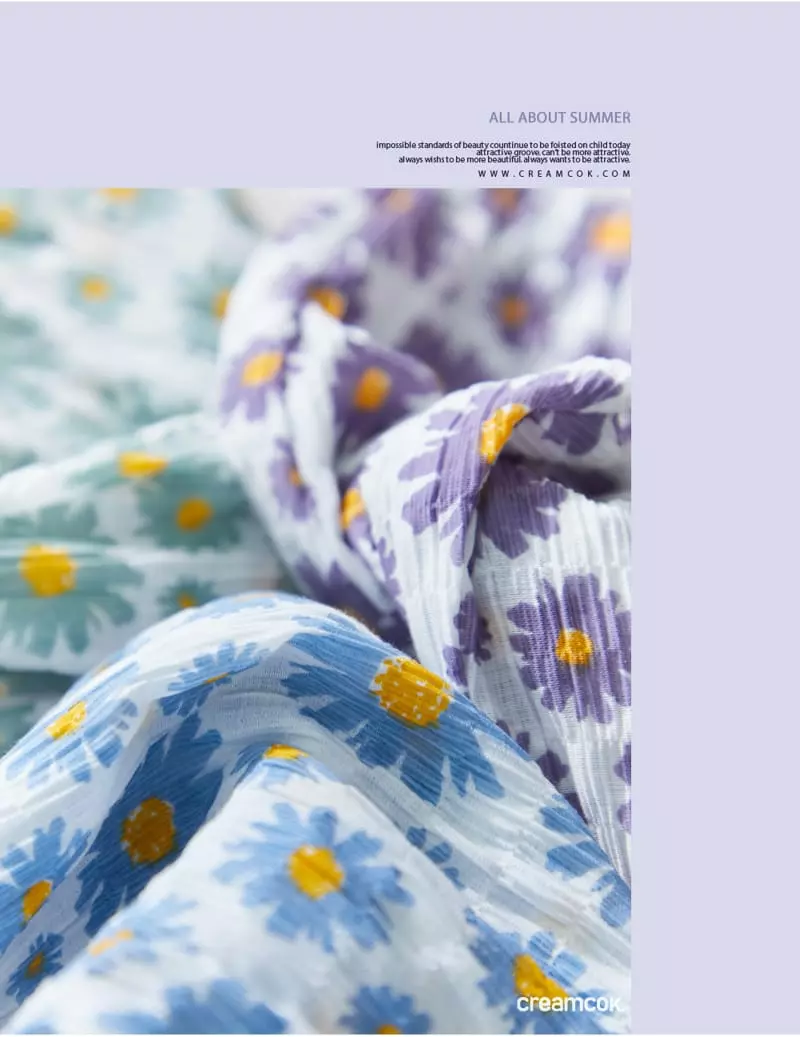 Creamcok - Korean Children Fashion - #magicofchildhood - Flower Cooling Capri Pants - 9