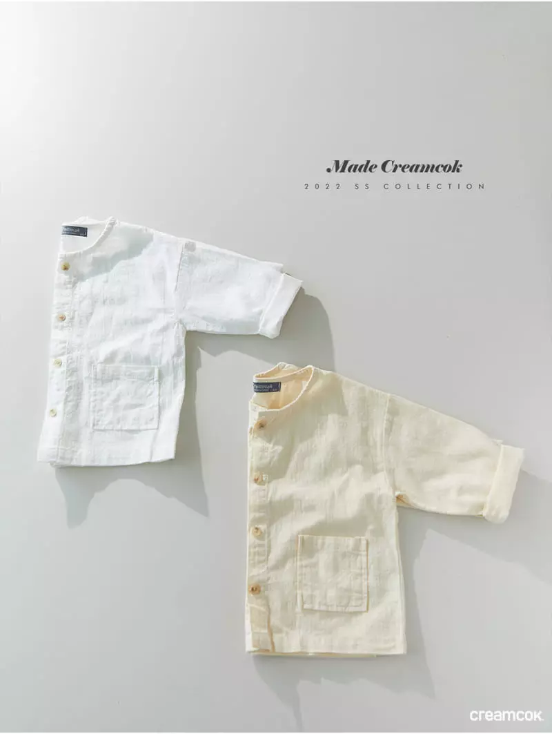 Creamcok - Korean Children Fashion - #magicofchildhood - Sharr Linen Cardigan - 3
