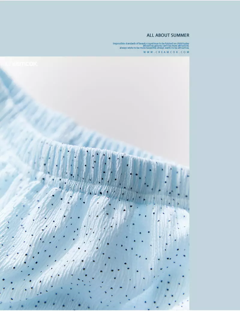 Creamcok - Korean Children Fashion - #minifashionista - Dot Cooling Capri Pants - 10