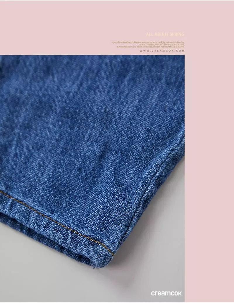 Creamcok - Korean Children Fashion - #prettylittlegirls - Hip Balloon Jeans - 9