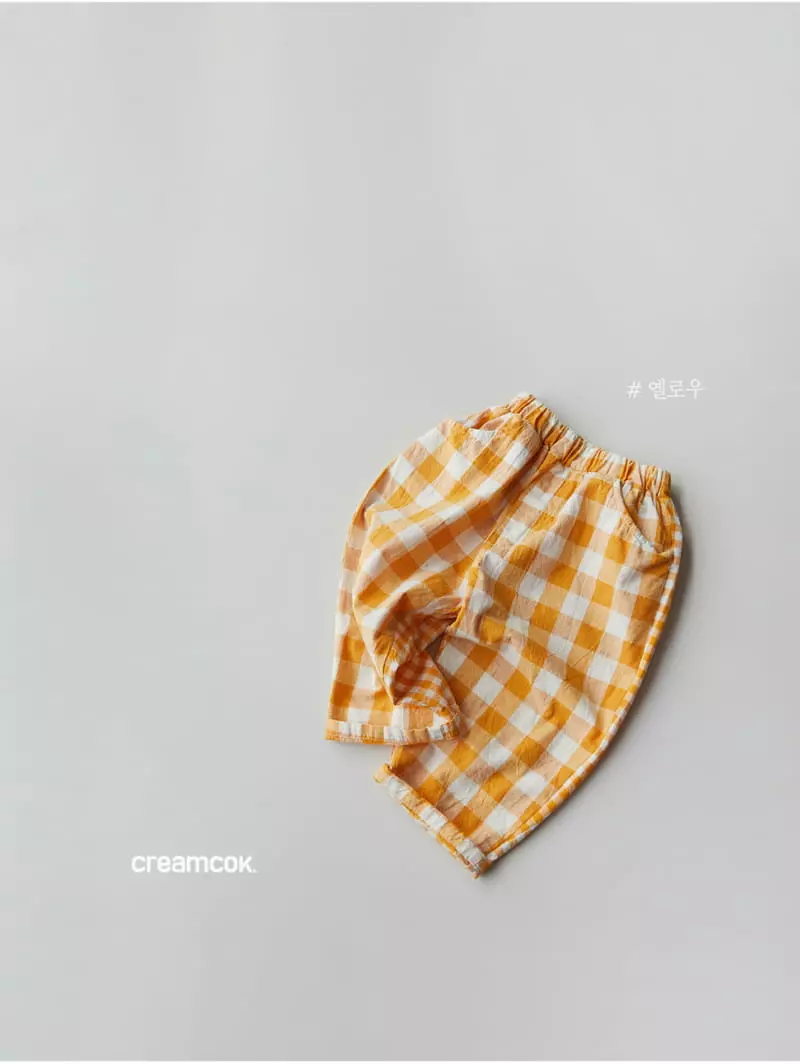 Creamcok - Korean Children Fashion - #prettylittlegirls - Today Ban Check Pants - 8