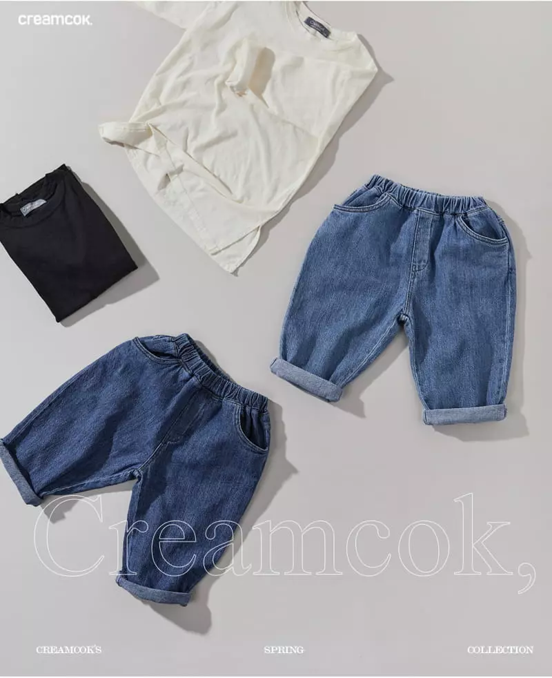 Creamcok - Korean Children Fashion - #prettylittlegirls - Abang Jeans - 7