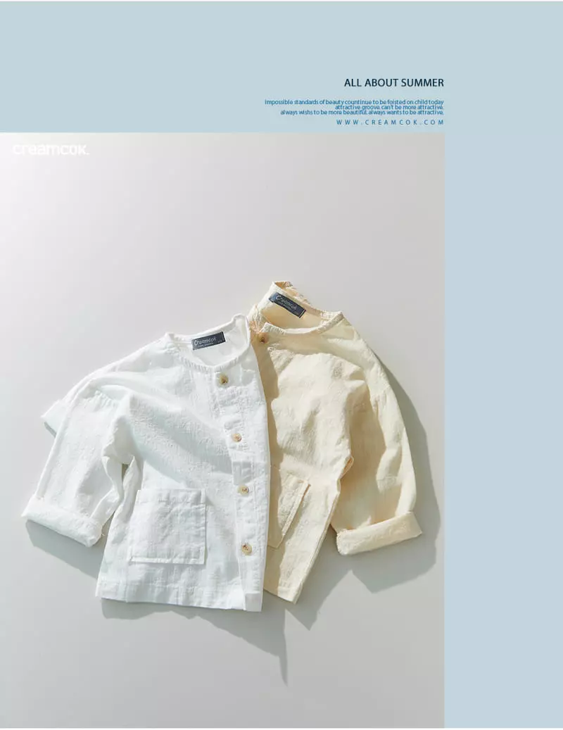 Creamcok - Korean Children Fashion - #stylishchildhood - Sharr Linen Cardigan - 8
