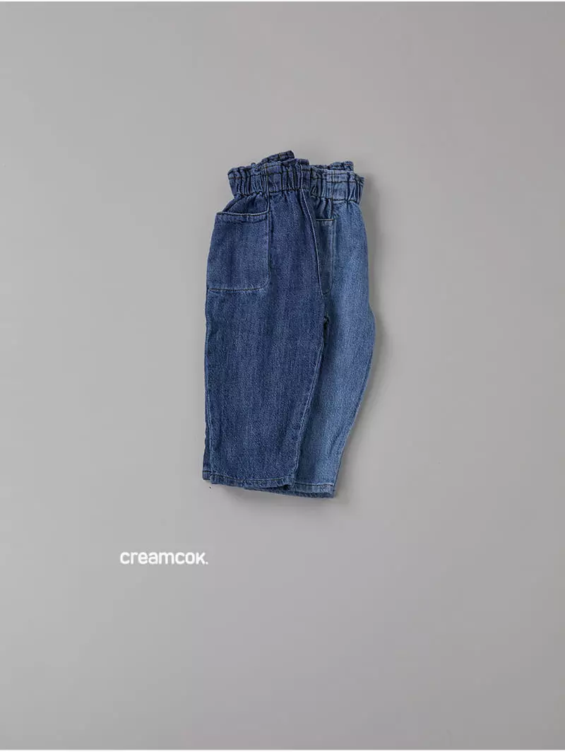Creamcok - Korean Children Fashion - #todddlerfashion - Hip Balloon Jeans - 10