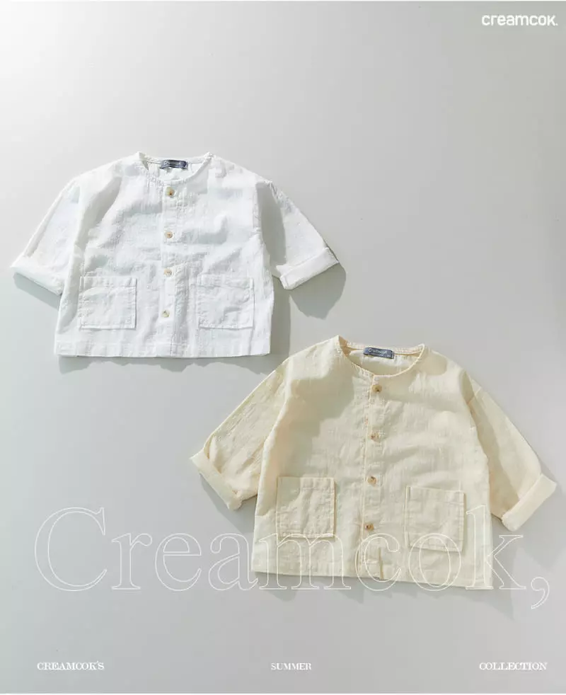 Creamcok - Korean Children Fashion - #toddlerclothing - Sharr Linen Cardigan - 7