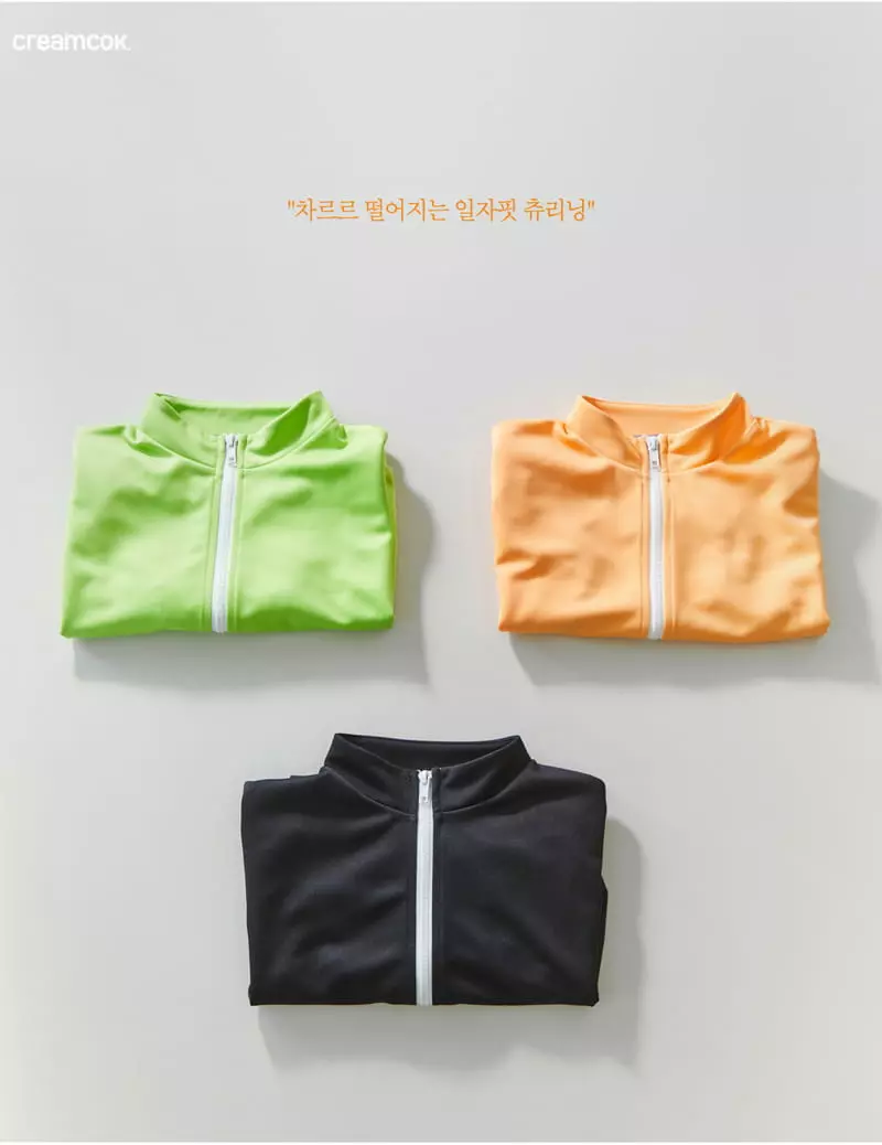 Creamcok - Korean Children Fashion - #toddlerclothing - Everybody Training Top Bottom Set - 6