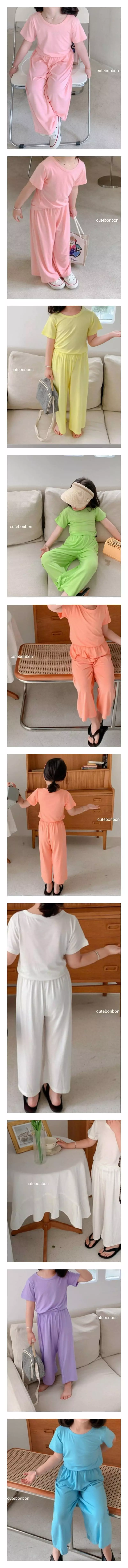 Cutebonbon - Korean Children Fashion - #childofig - Mdal Cool Top Bottom Set