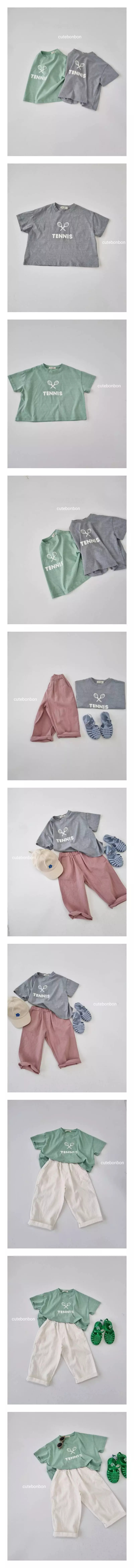 Cutebonbon - Korean Children Fashion - #designkidswear - Tennis Tee