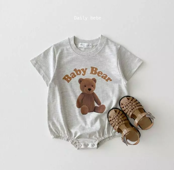 Daily Bebe - Korean Baby Fashion - #babylifestyle - Doll Friend Babay Bodysuit - 4