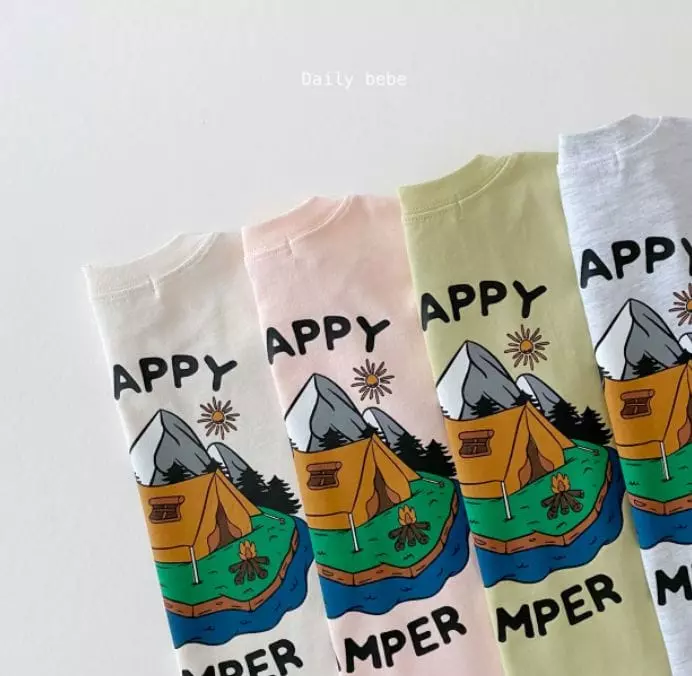 Daily Bebe - Korean Children Fashion - #Kfashion4kids - Champer Top Bottom Set - 2