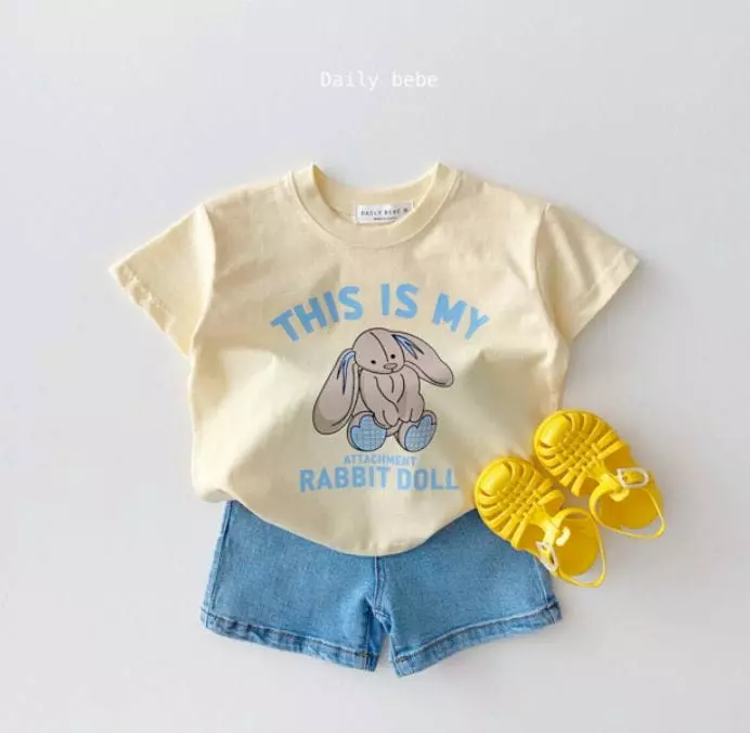 Daily Bebe - Korean Children Fashion - #Kfashion4kids - Rabbit Tee - 7