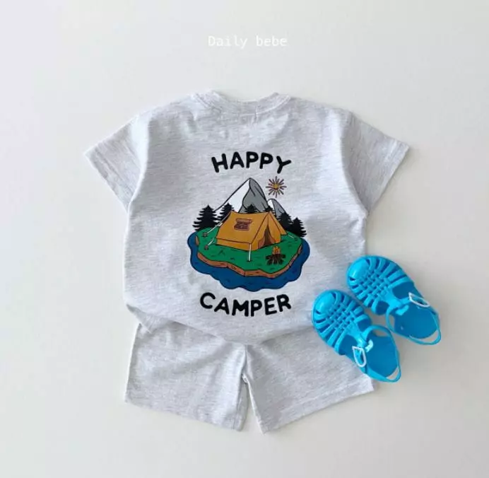 Daily Bebe - Korean Children Fashion - #childofig - Champer Top Bottom Set - 10