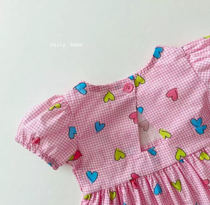 Daily Bebe - Korean Children Fashion - #childofig - Back Slit One-piece - 2