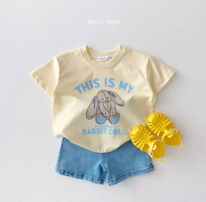 Daily Bebe - Korean Children Fashion - #stylishchildhood - Denim Shorts - 4