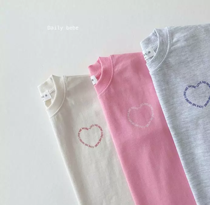 Daily Bebe - Korean Children Fashion - #childrensboutique - Love Me More Top Bottom Set - 9