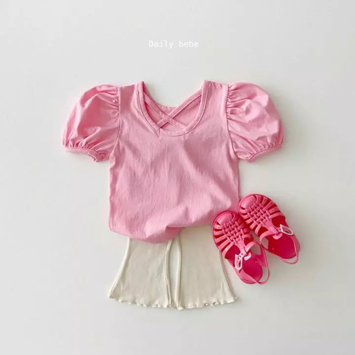 Daily Bebe - Korean Children Fashion - #childrensboutique - Simple Capri Pants - 4