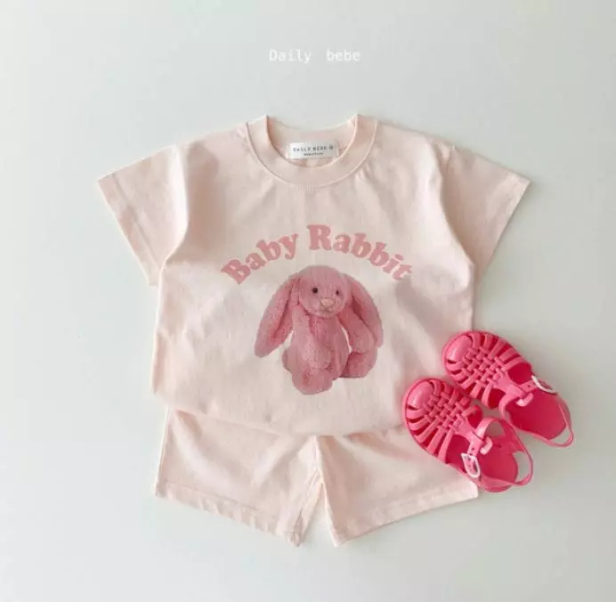 Daily Bebe - Korean Children Fashion - #discoveringself - Doll Friend Top Bottom Set
