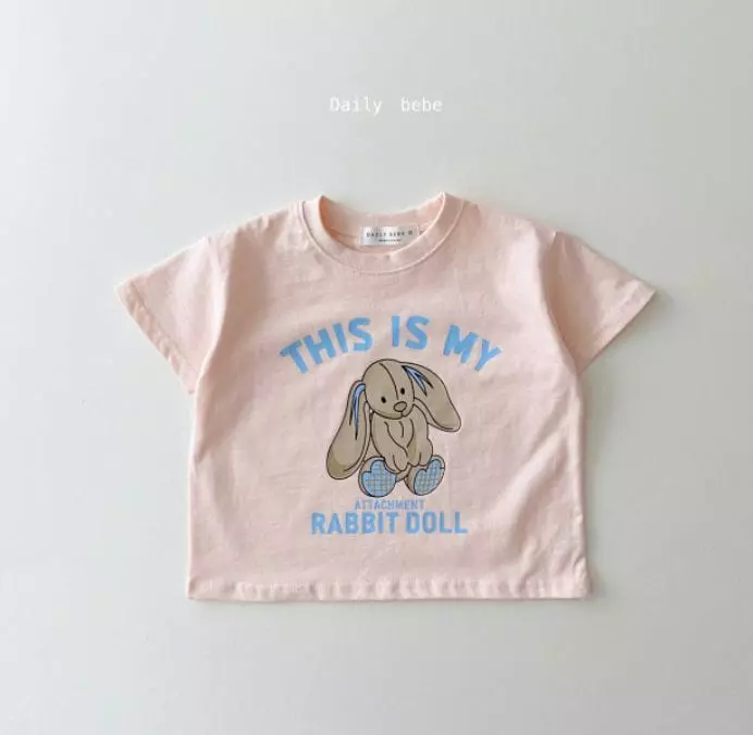 Daily Bebe - Korean Children Fashion - #discoveringself - Rabbit Tee - 2