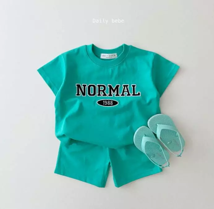 Daily Bebe - Korean Children Fashion - #kidsshorts - Nomal Top Bottom Set