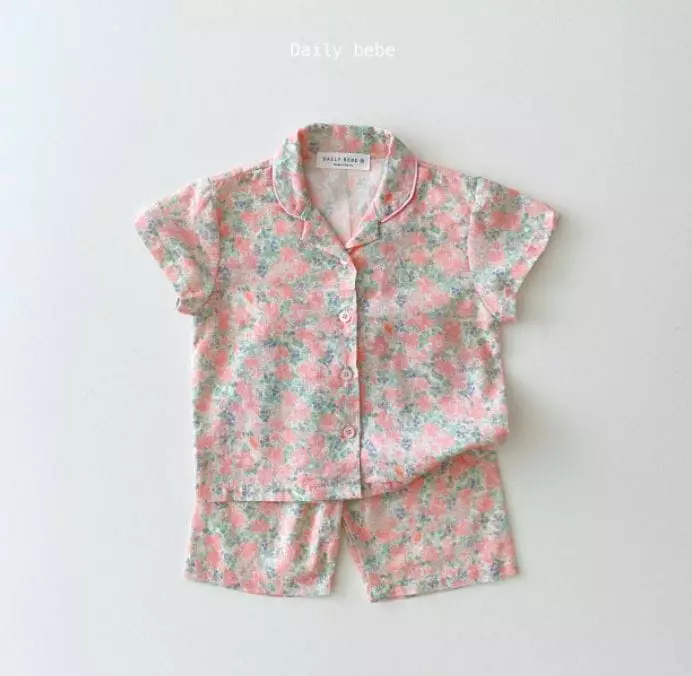 Daily Bebe - Korean Children Fashion - #kidsshorts - Pattern Pajama - 5