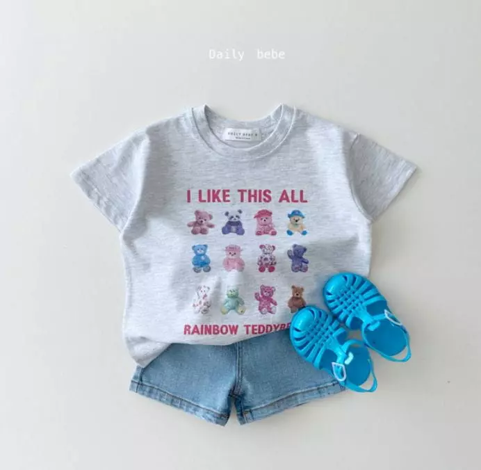 Daily Bebe - Korean Children Fashion - #kidsshorts - Denim Shorts - 9