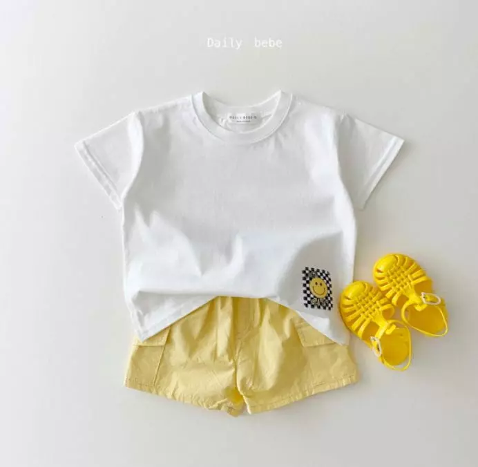 Daily Bebe - Korean Children Fashion - #kidzfashiontrend - Smile Patch Tee - 5