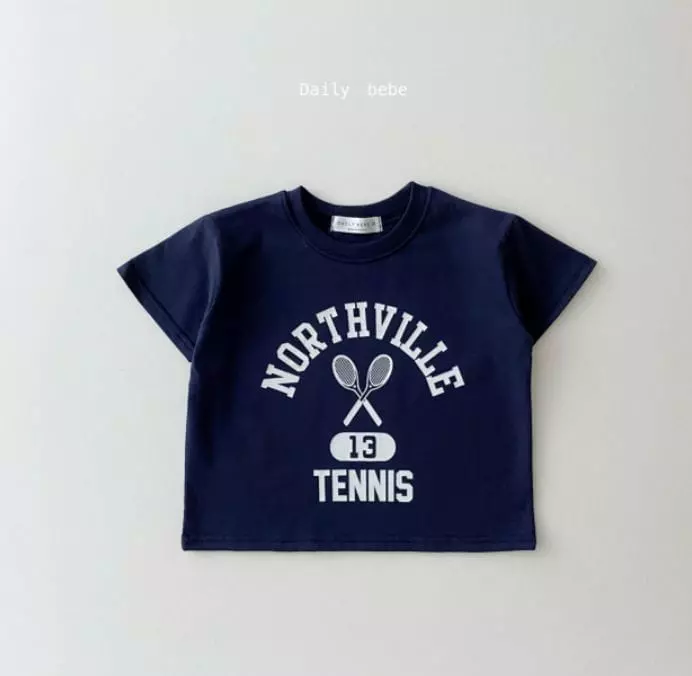 Daily Bebe - Korean Children Fashion - #kidzfashiontrend - Tennis Tee - 2
