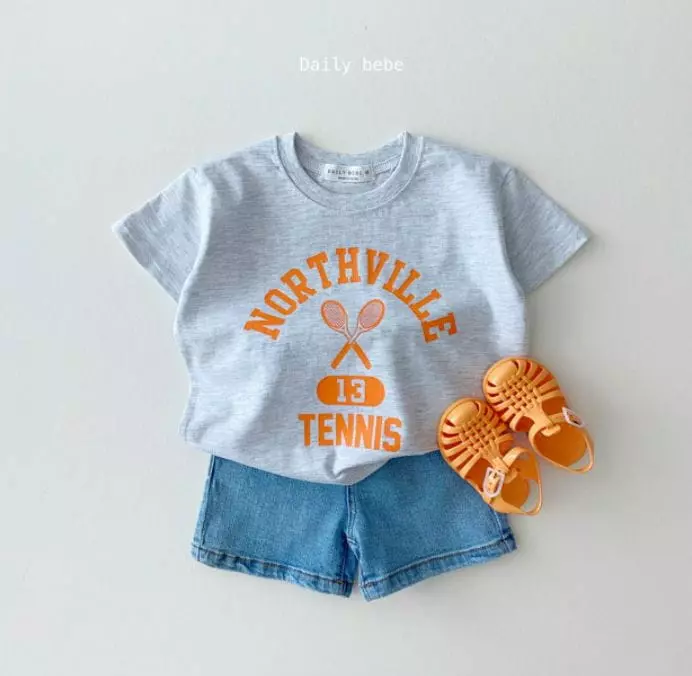 Daily Bebe - Korean Children Fashion - #Kfashion4kids - Tennis Tee - 4