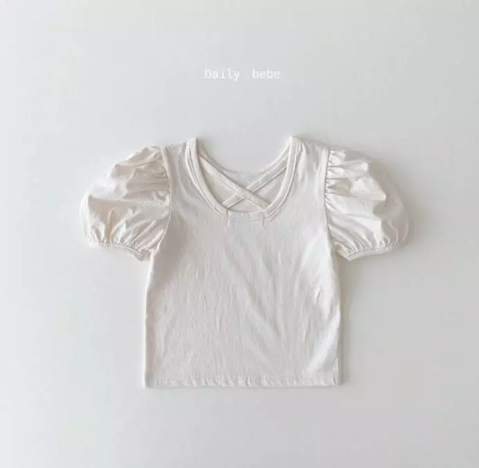 Daily Bebe - Korean Children Fashion - #littlefashionista - X String Tee - 2