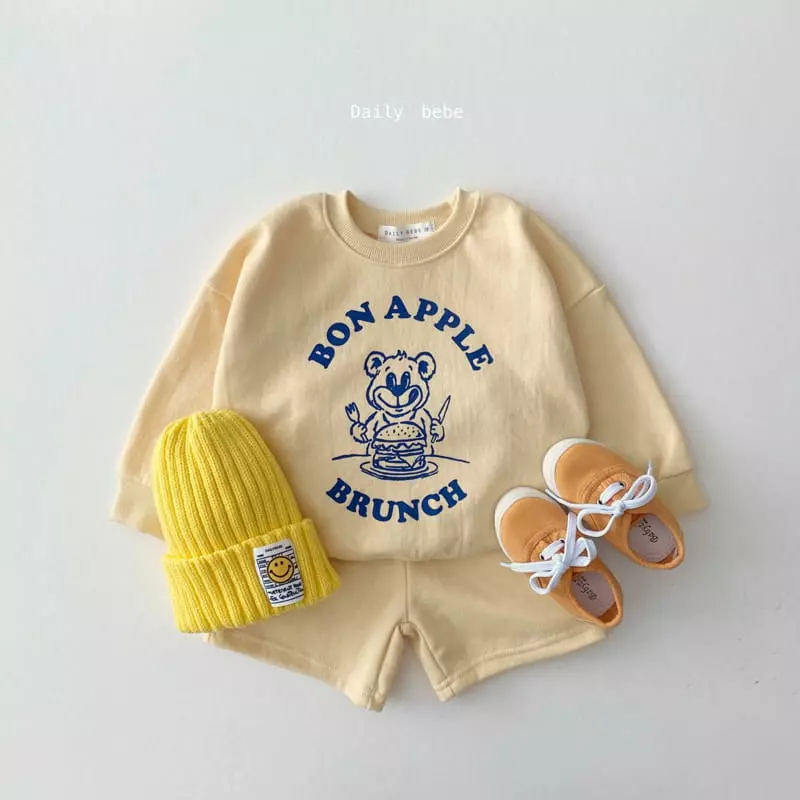 Daily Bebe - Korean Children Fashion - #magicofchildhood - Brunch Top Bottom Set