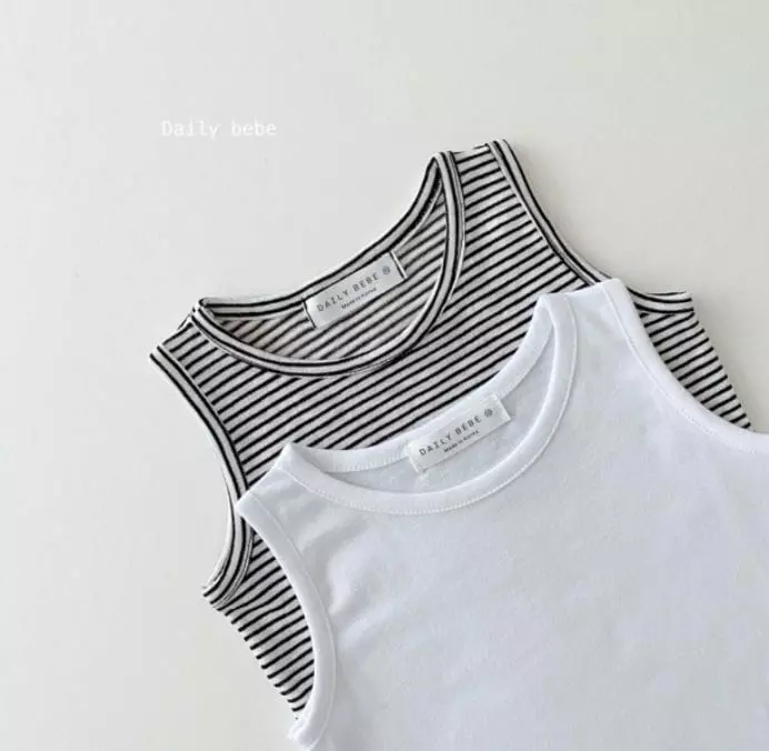 Daily Bebe - Korean Children Fashion - #minifashionista - Layered Sleeveless - 3