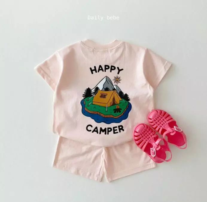 Daily Bebe - Korean Children Fashion - #prettylittlegirls - Champer Top Bottom Set - 6