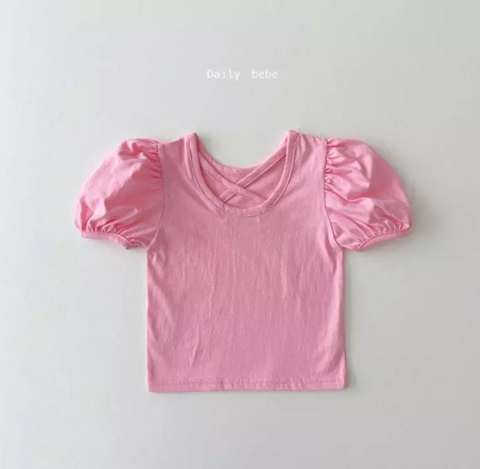 Daily Bebe - Korean Children Fashion - #prettylittlegirls - X String Tee - 5